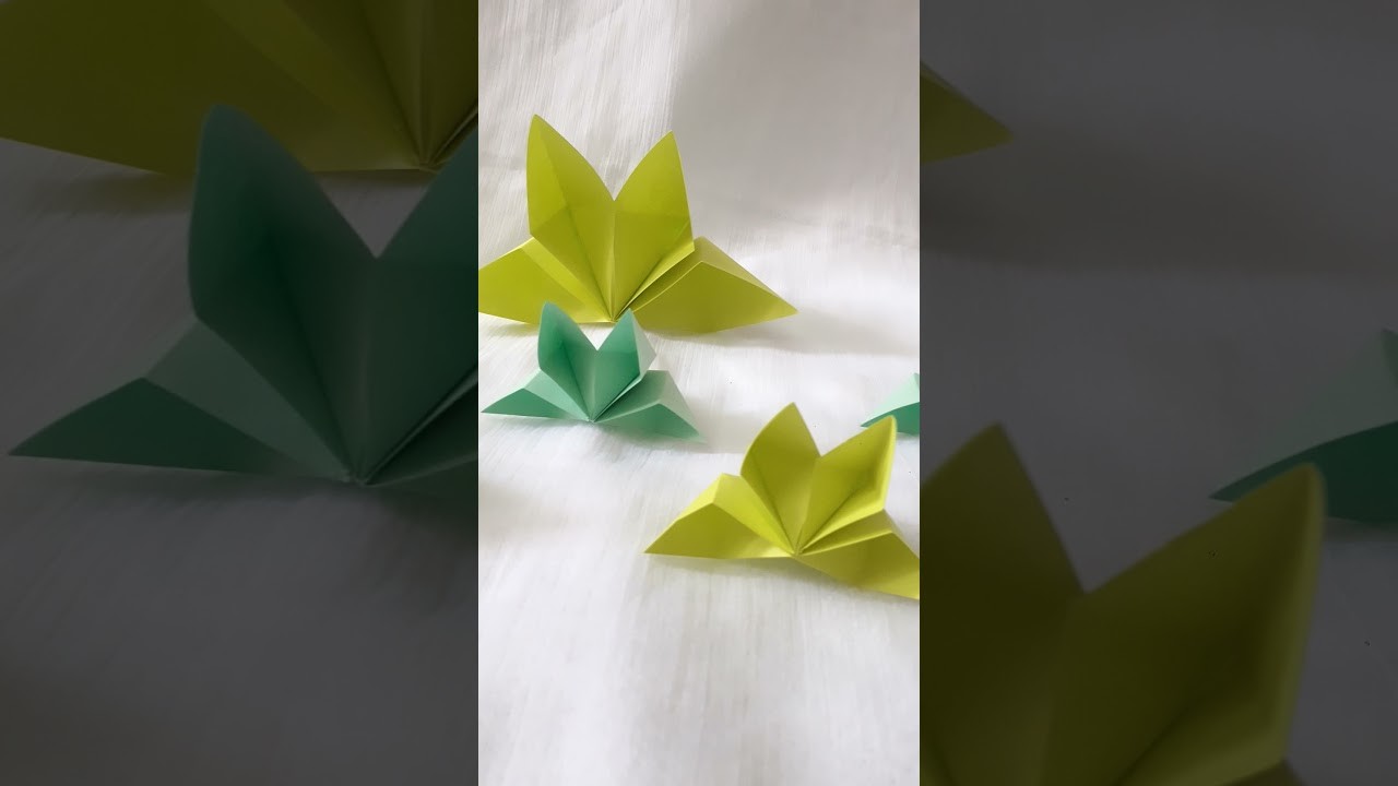 Origami grass #origami #origamigrass #papercrafts #origamiart #diy #diypapercrafts
