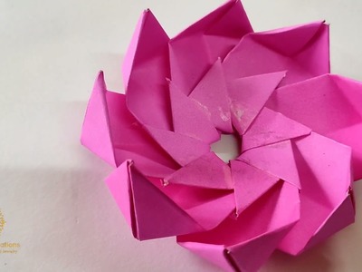 Paper lotus DIY