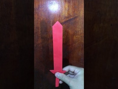 Paper sword origami sword handmade sword diy sword