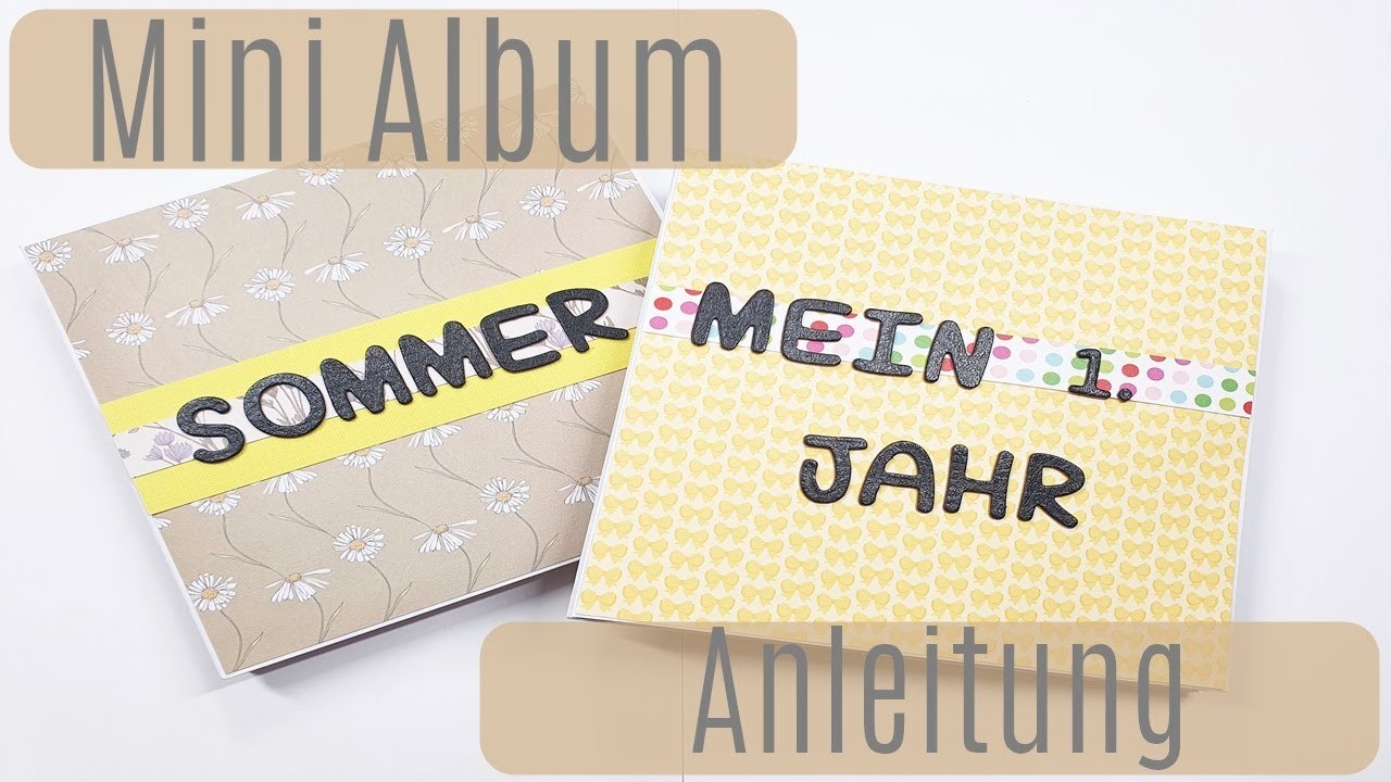 Schnelles Mini Album aus Briefumschlägen ✿ Mini Album basteln ✿ Anleitung ✿ Deutsch