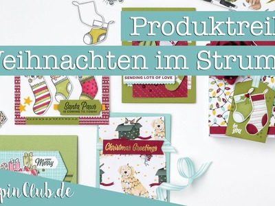 Vorstellung der Stampin' Up!® Produktreihe Weihnachten im Strumpf aus dem neuen Minikatalog.