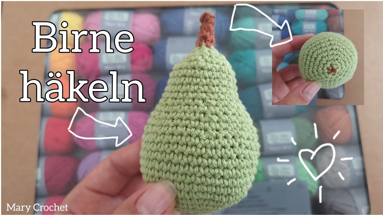 Birne häkeln ???? | DIY | Für den Kaufladen | Mary Crochet