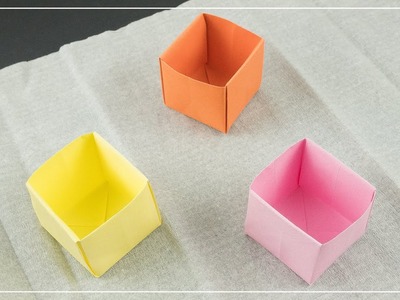 DIY Origami Box basteln | Aufbewahrungsbox aus Papier selber machen