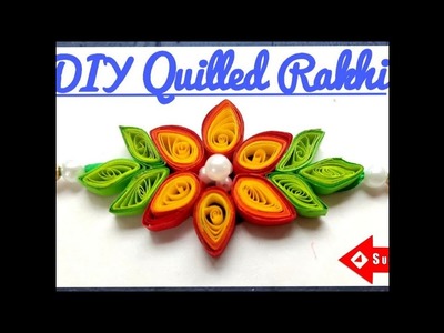 DIY Rakhi | Handmade Designer Rakhi || DIY Quilling Rakhi 2021 || Raksha Bandhan Special | #shorts
