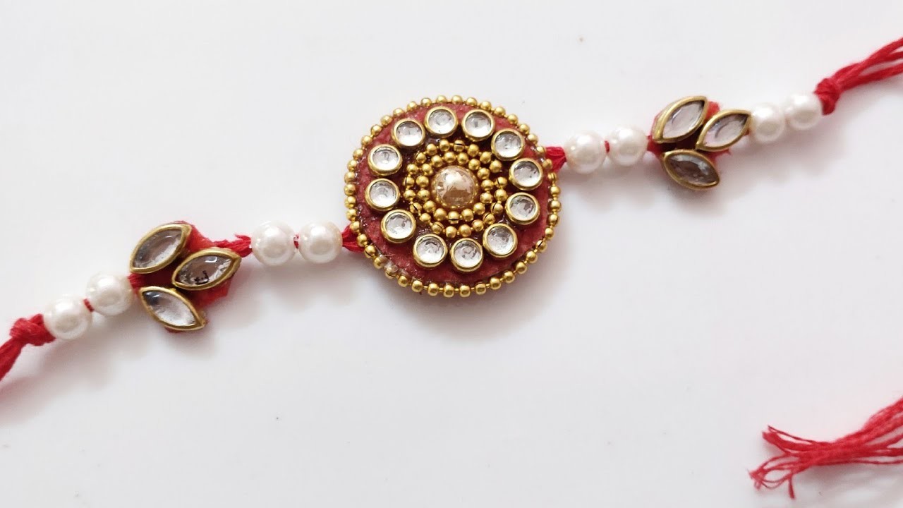 Handmade rakhi.DIY Rakhi.#diyrakhi #shorts