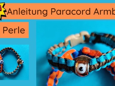 Paracord Armband ✅ mit Schmuckperle | Anleitung