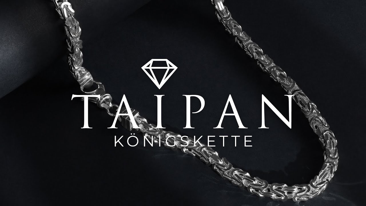 Taipan Königskette 70cm lang 6mm breit aus 925 Sterlingsilber