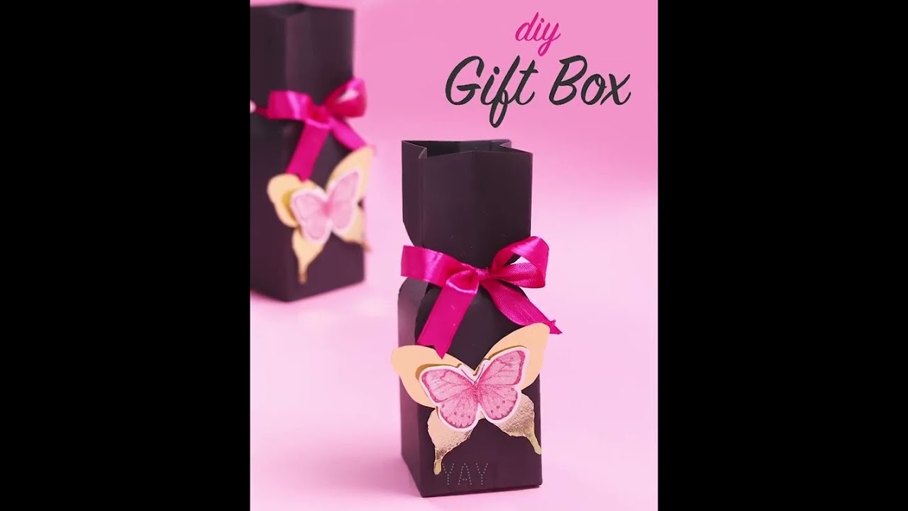 Diy paper gift box