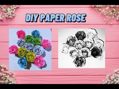 DIY PAPER ROSE
