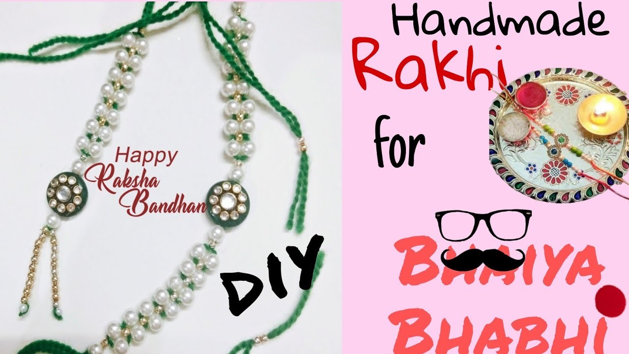 Handmade Rakhi | DIY rakhi design