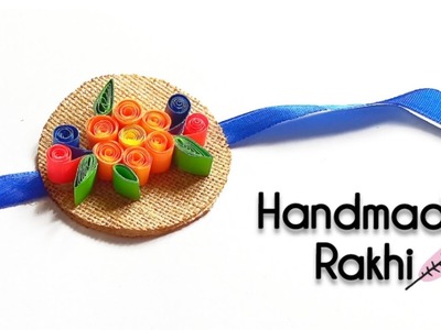 Handmade Rakhi || Quilling Art || Easy Rakhi