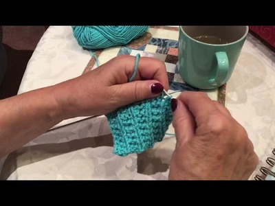 Lattenzaun Muster für Strickstücke zum Wenden oder für Socken