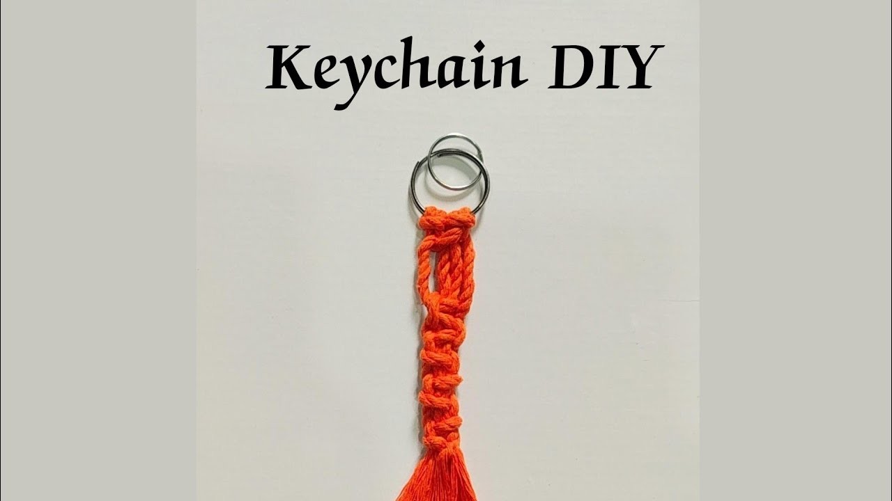 Macrame Keychain ????????️✨  #Craft #Handmade #DIY #Keychain #Macrame #shorts