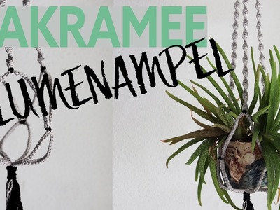 Makramee Blumenampel