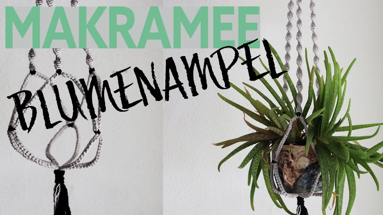 Makramee Blumenampel