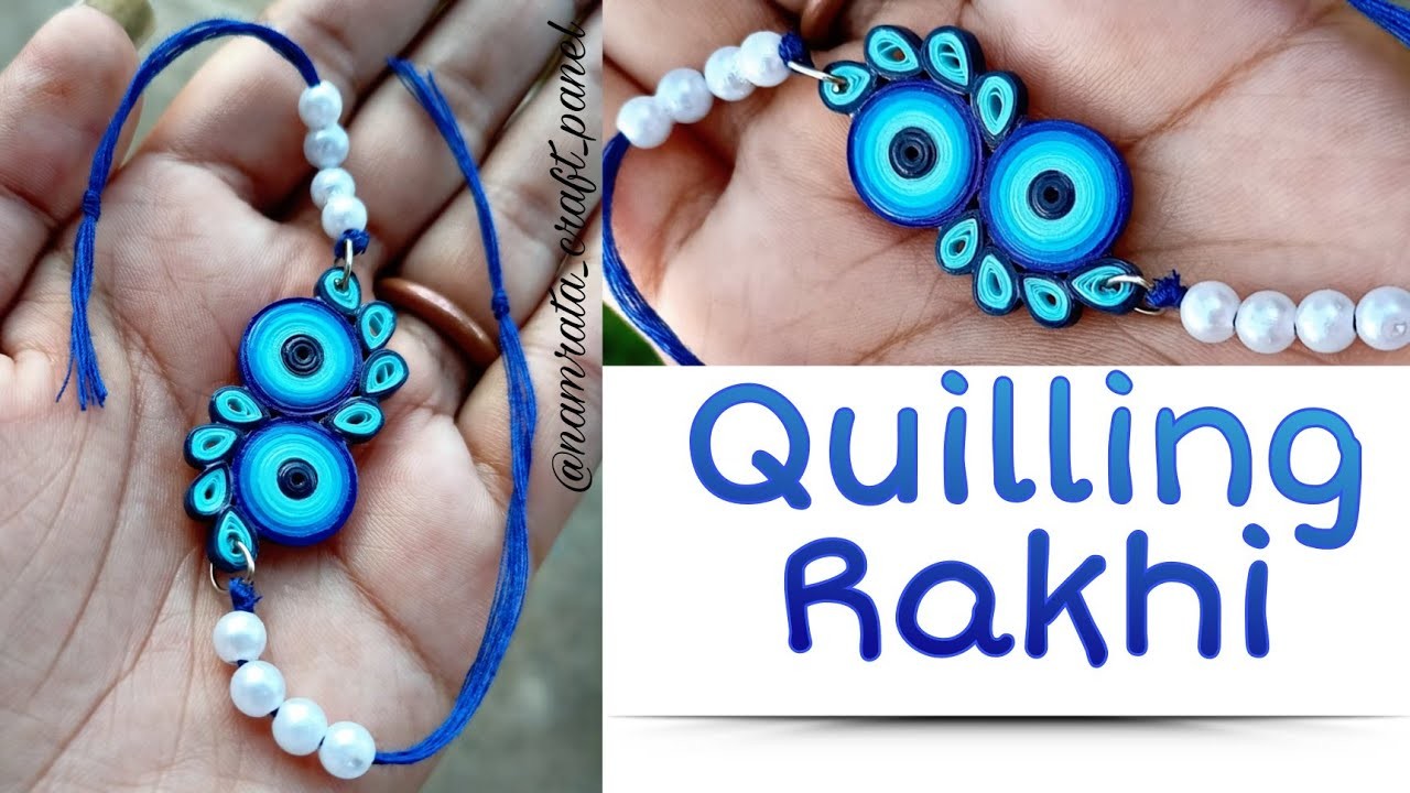 Quilling Rakhi | Raksha bandhan spacial | handmade rakhi | beautiful quilling Rakhi |