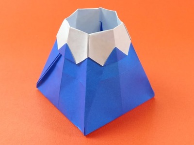 折り紙でつくる立体的な「富士山」Origami 3D Mt. Fuji