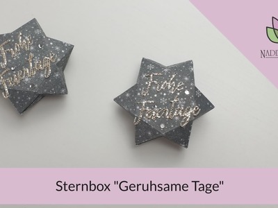 Anleitung Sternbox "Geruhsame Tage" zum Katalogstart - Stampin' Up! Verpackung basteln (deutsch)