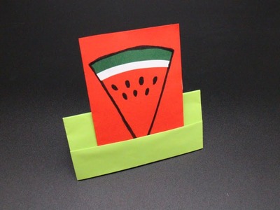 Basteln mit Papier Kartenhalter DIY für Karte von Geburtstag, Muttertag, Hochzeit & Weihnachten W+