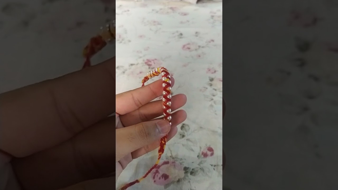 DIY HANDMADE RAKHI#creativehandmaderolithreadrakhiidea#beautifulrakhiforbhaiya