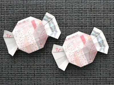 Euro Origami BONBON Geldgeschenk GELD FALTEN | Geschenk für Kinder | Money CANDY | Tutorial