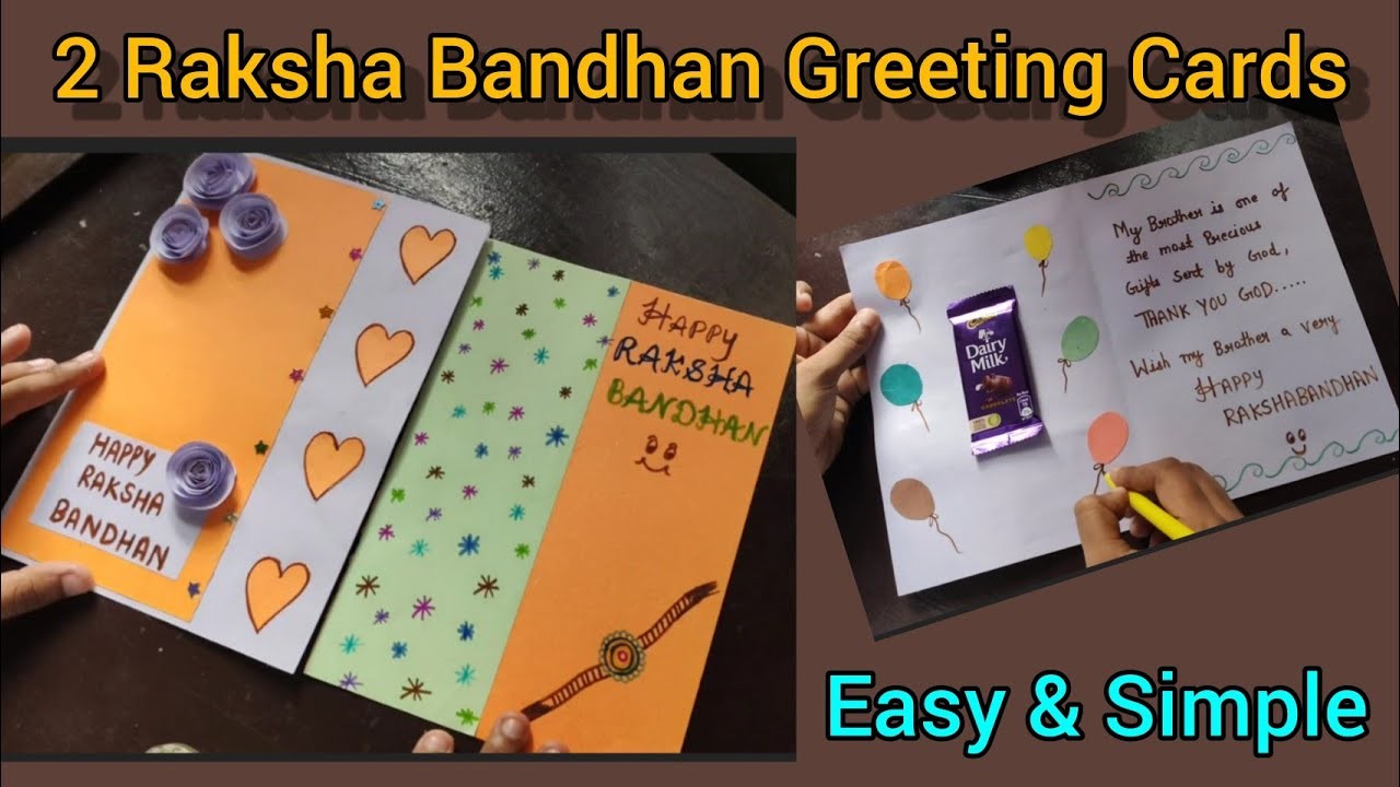 Handmade Raksha Bandhan Greeting Cards ????