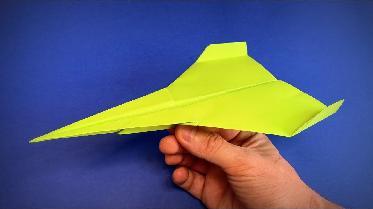 How to Make a Paper Airplane That Flies Far World Record | Origami Airplane | Easy Origami ART