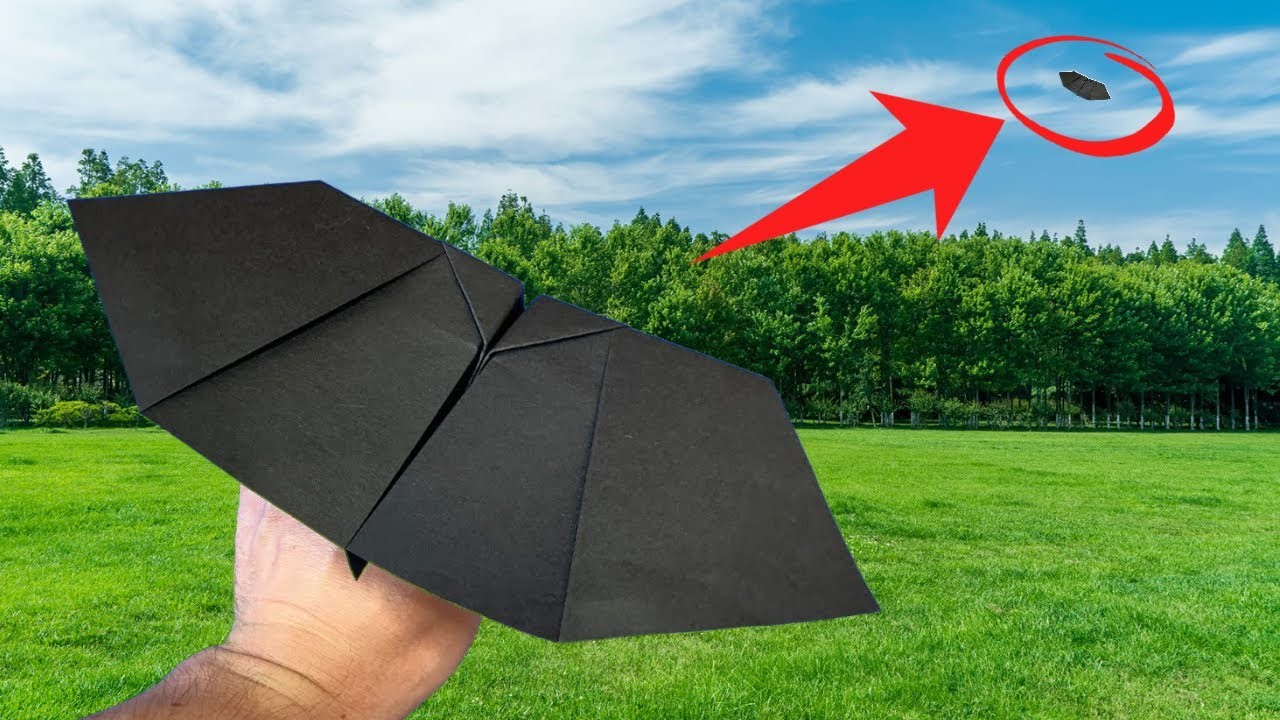 How to Make a Paper Plane Fly Like a Bat | Origami Airplane | Easy Origami ART
