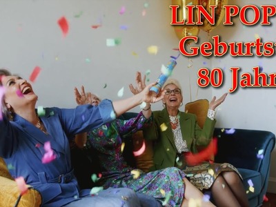 LIN POP UP Karten | Geschenk zum 80. Geburtstag