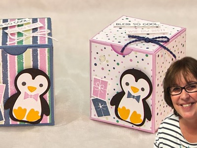 Lustige Pinguin-Box basteln・Produktpaket „Pinguin-Party aus dem neuen Minikatalog ・Stampin’ Up!
