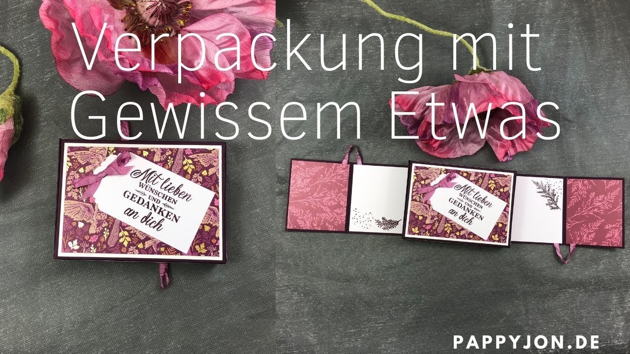 Verpackung mit Gewissem Etwas | DSP Herbstwunder | Überraschung | Stampin' Up! |  PDF-Freebie inkl.