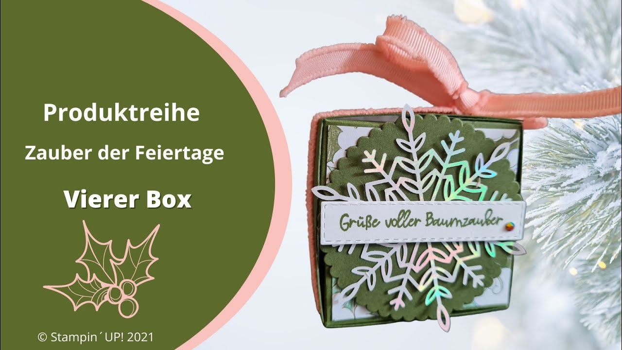 Vierer Box -  Zauber der Feiertage - Produkte von Stampin´UP!