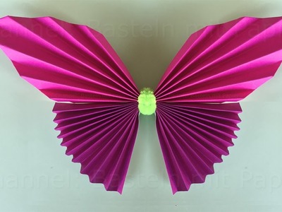 Basteln mit Papier: Schmetterling basteln - Geschenk oder Deko selber machen