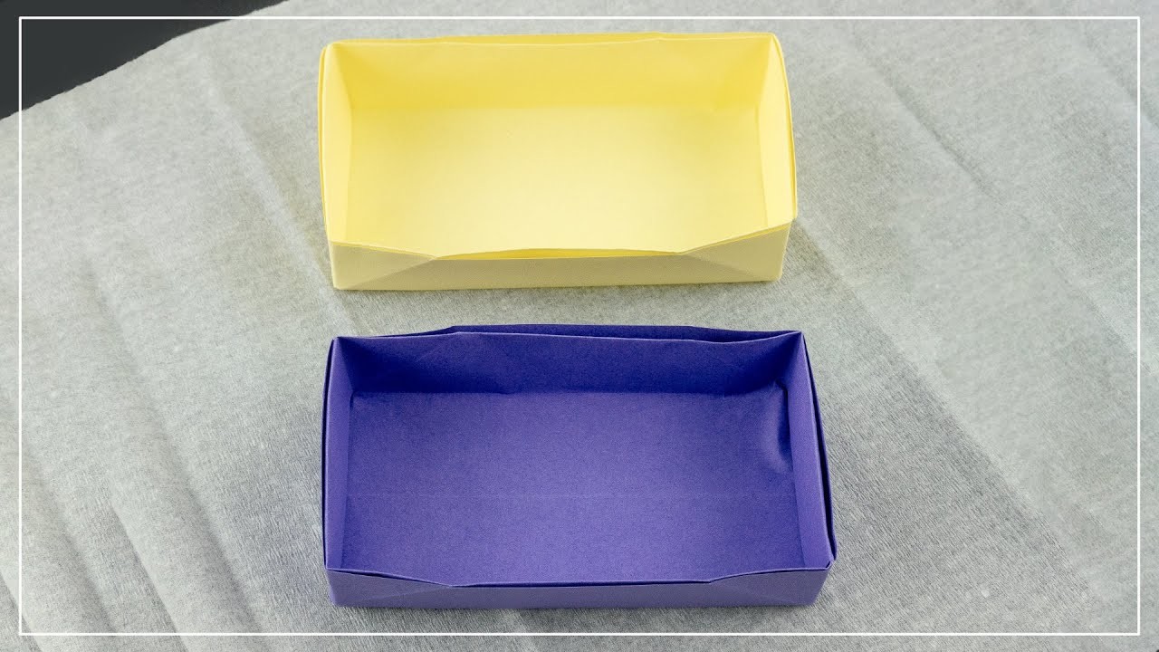 DIY Origami Box basteln | Aufbewahrungsbox selber machen