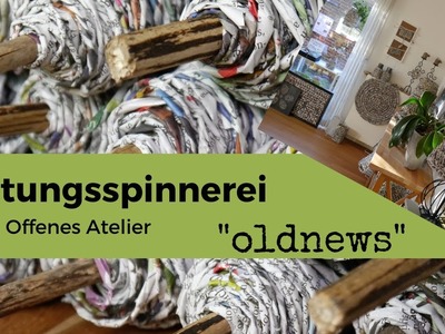 Einblicke in die Zeitungsspinnerei