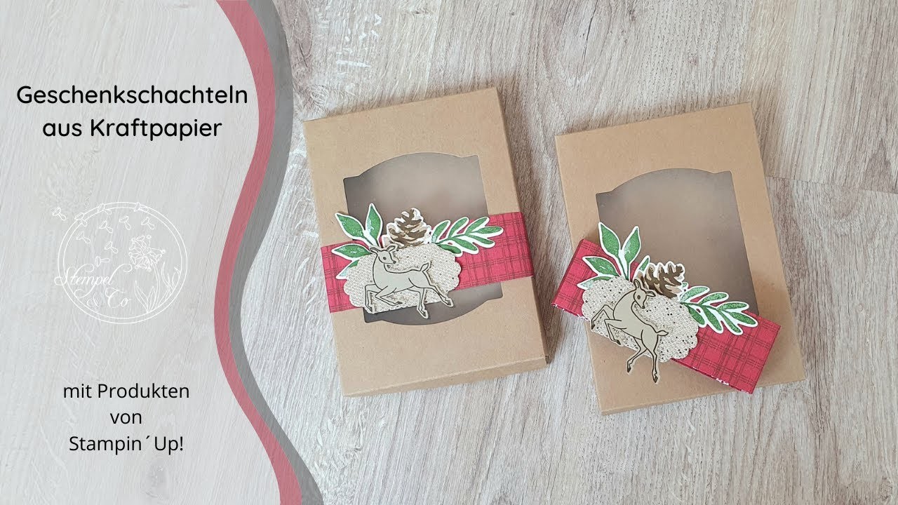 Geschenkschachtel aufgehübscht