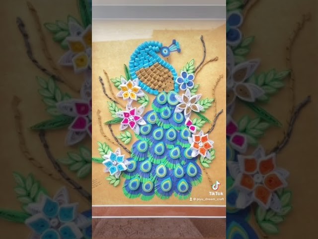 Paper Quilling Peacock ????❤️