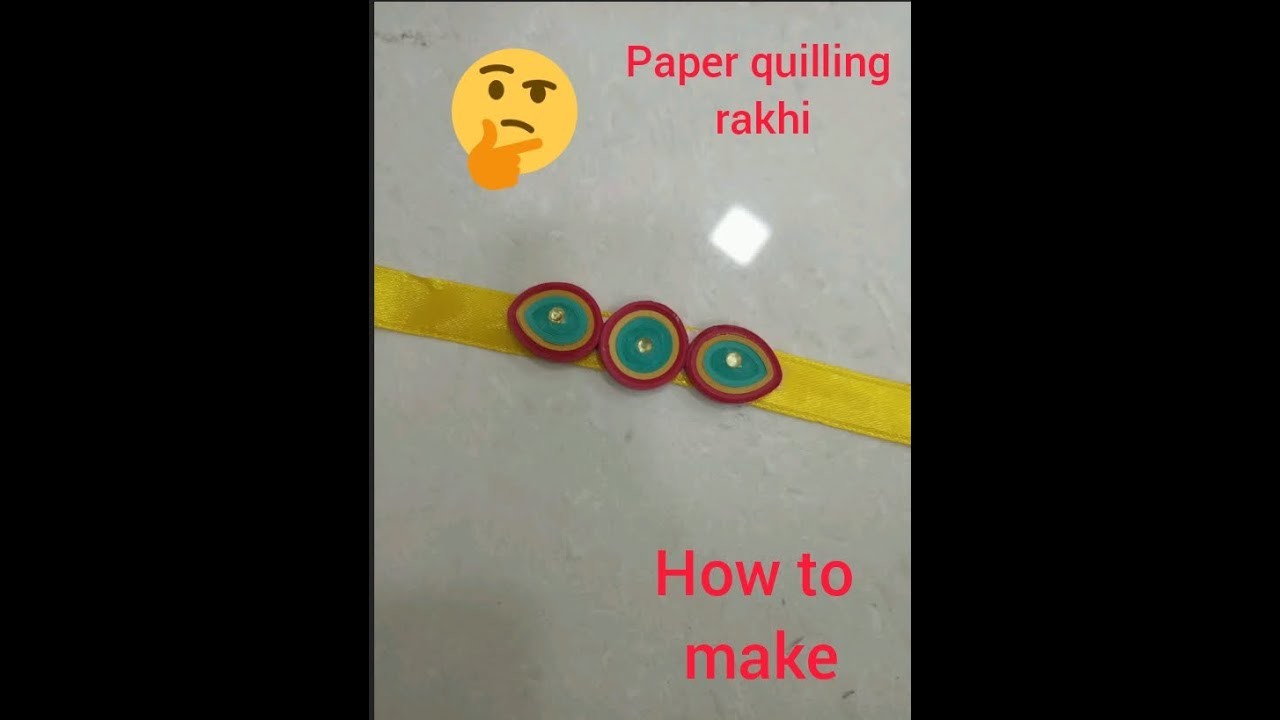 Paper quilling rakhi.K.K lifestyles