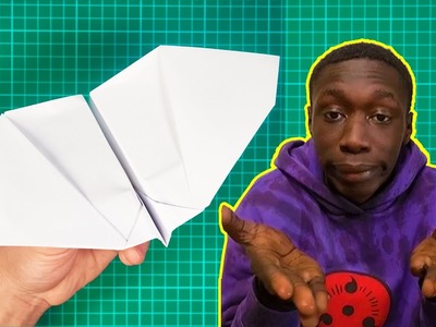 Papierflieger selbst basteln. Papierflugzeug falten. Beste Origami Flugzeug