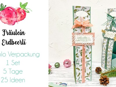 Piccolo Sekt Verpackung mit dem Produktpaket Baumzauber & Garten Eden von Stampin' Up!