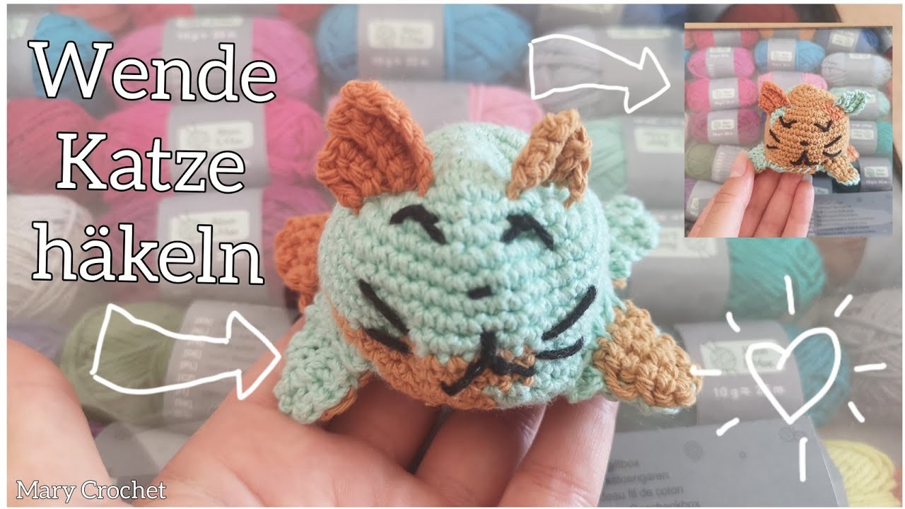 Wende Katze häkeln ???? DIY AMIGURUMI | Mary Crochet