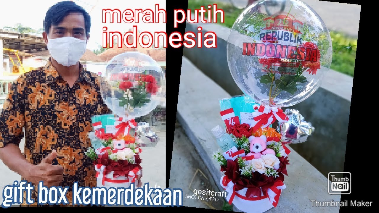 DIY gift box kemerdekaan