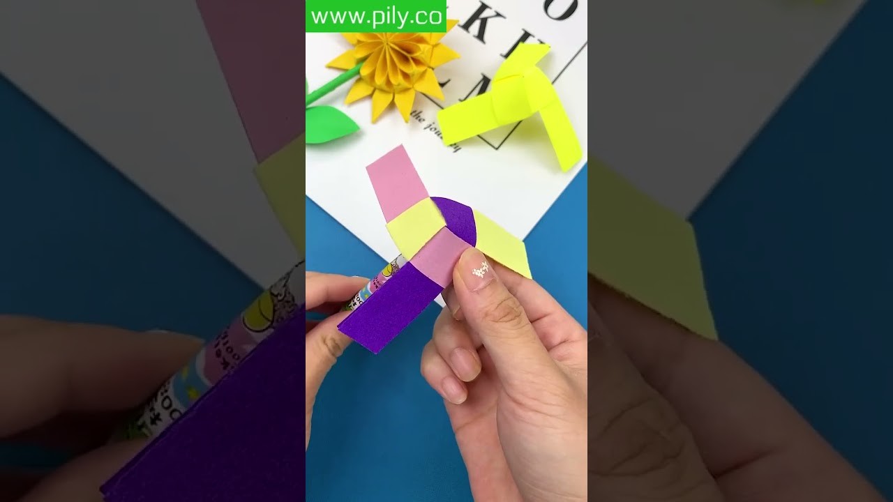 Diy paper origami .