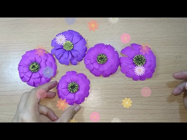 EP.117 วีธีทำดอกไม้กระดาษ , Paper flowers ????????????????????????????