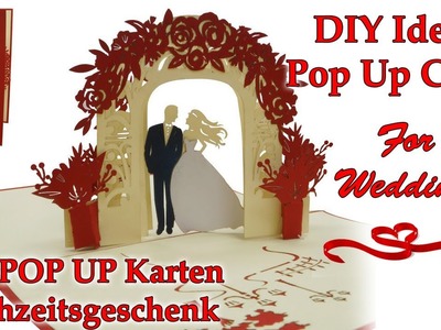 Hochzeitskarten | Hochzeitsgeschenk | LIN POP UP Karten