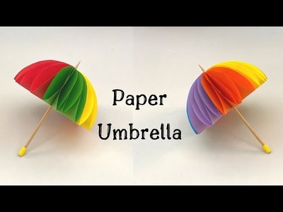 Paper umbrella | origami umbrella |how to make paper umbrella | কাগজের ছাতা