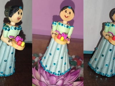 Rakasha Bandhan Quilling Doll | Quilling Art | DIY Quilling Doll | Gift for Rakasha Bandhan ????✨