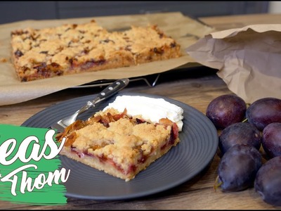 Ruckzuck fertig: Kleiner feiner Zwetschgen- Krümelkuchen