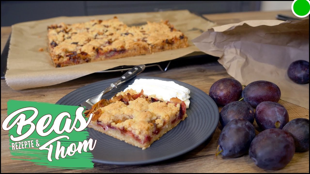 Ruckzuck fertig: Kleiner feiner Zwetschgen- Krümelkuchen