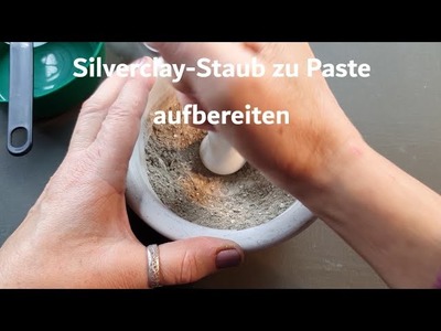 Silverclay-Reste von PMC oder Art Clay Silver aufbereiten